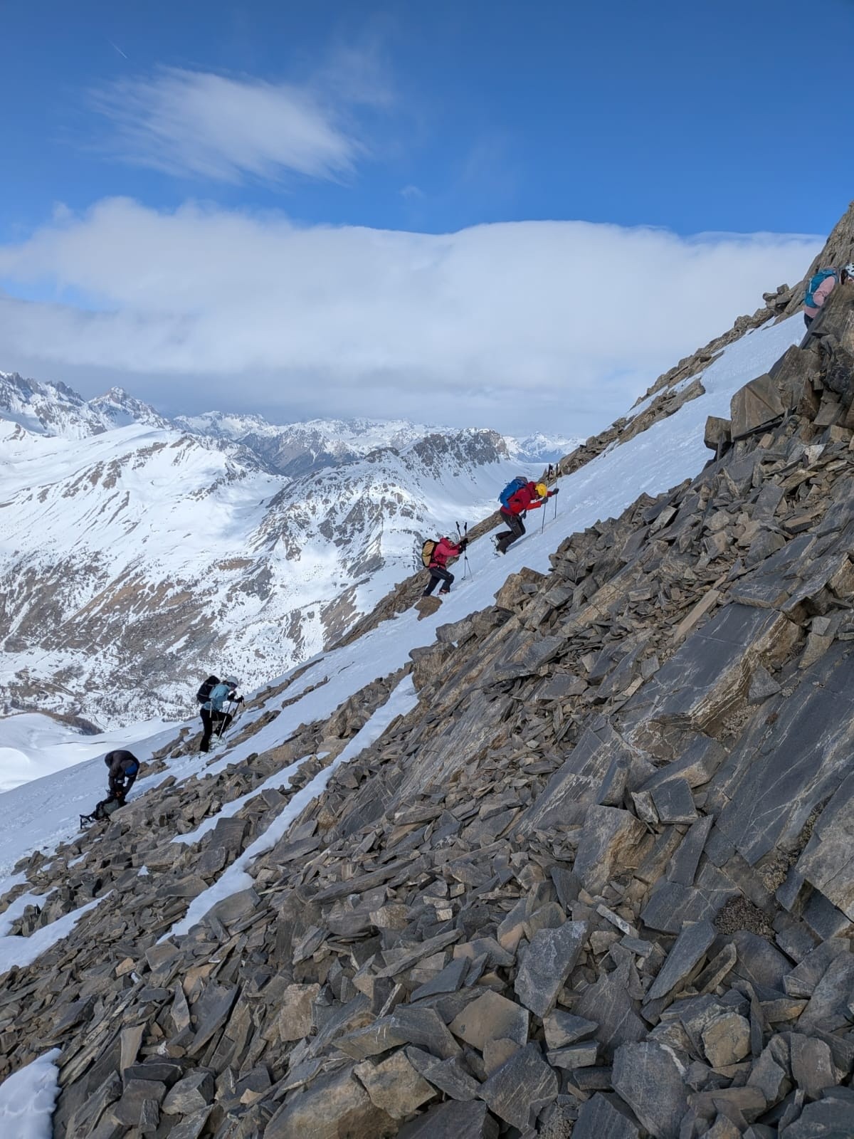 Dernier effort avant le sommet de Basse Mary&nbsp;