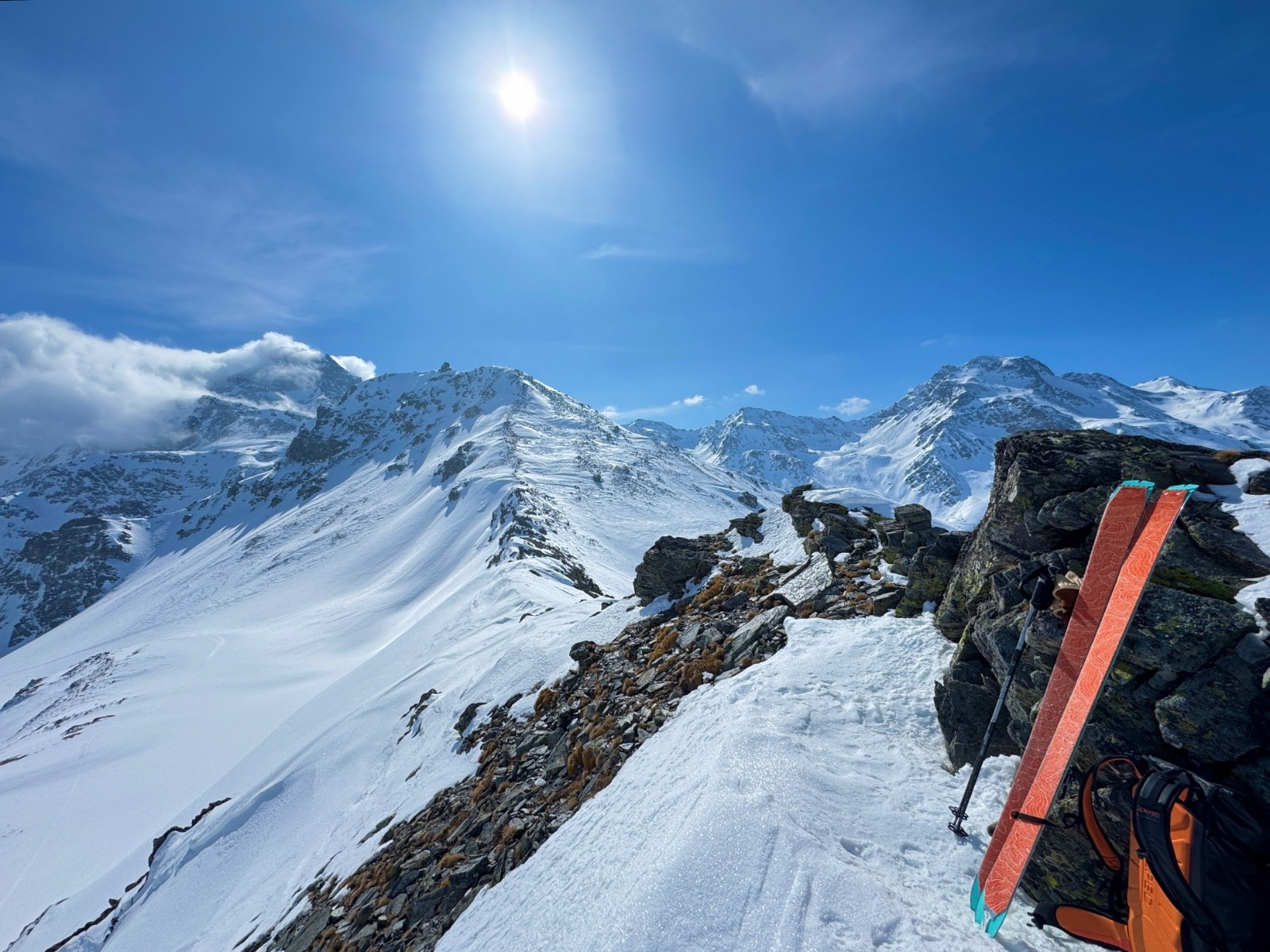 #12 Sirwoltesattel face au Böshorn et Mattwaldhorn Sirwoltesattel face au Böshorn et Mattwaldhorn