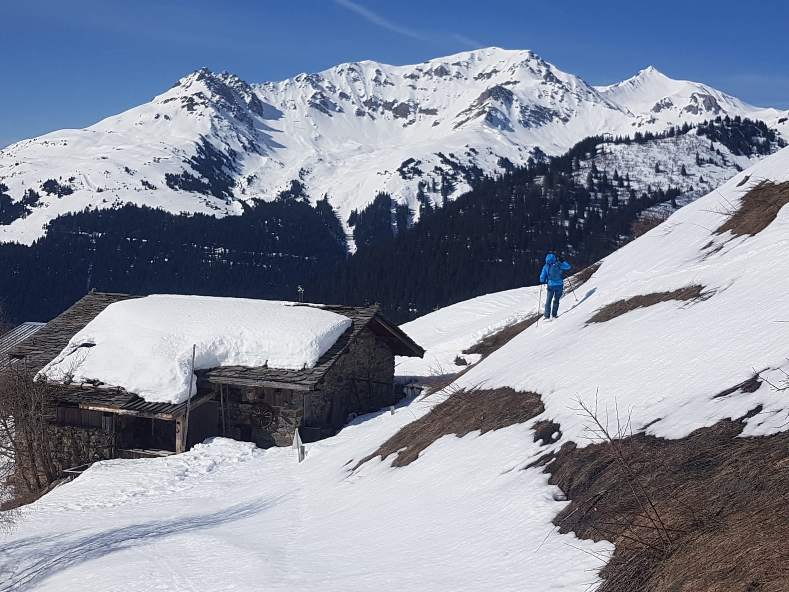 Face à Combe Bénite.&nbsp;