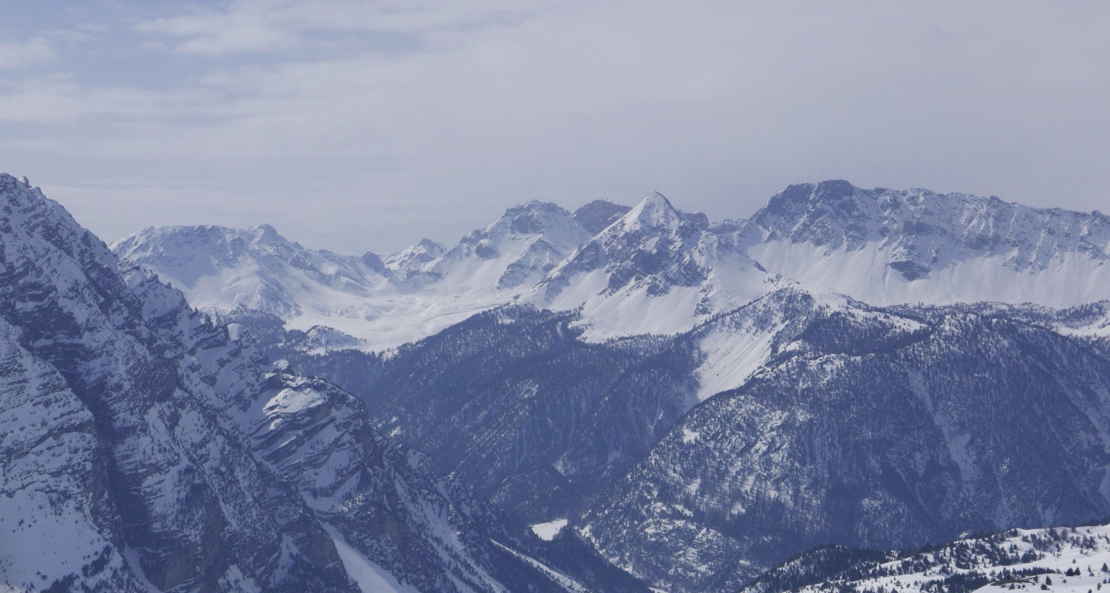 Pic de Baudouis, Pic des Chalanches, Grand Peygu, Crête des Granges.