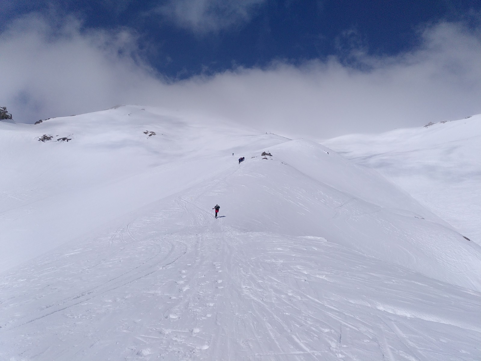 Montée au Thabor, dans son nuage&nbsp;