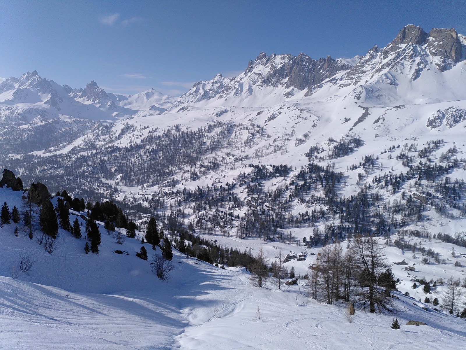Au dessus du refuge Laval&nbsp;