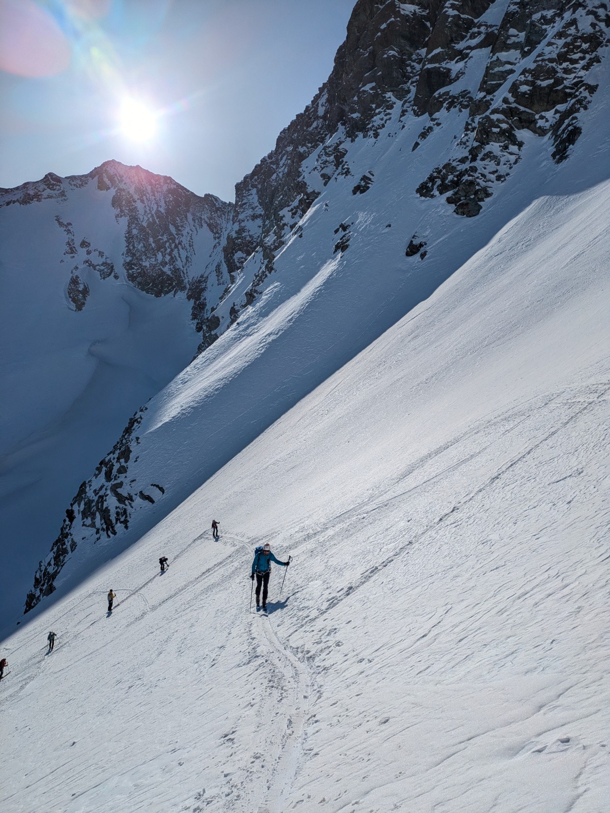 Jour 2 : Montée vers l'Albaron sur le glacier des Evettes