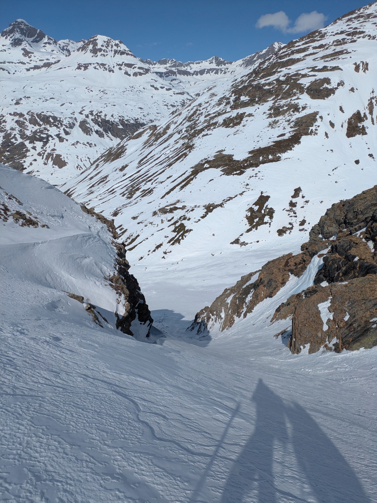 Jour 3 : Petit couloir menant au plan du Ruisseau de la Reculaz