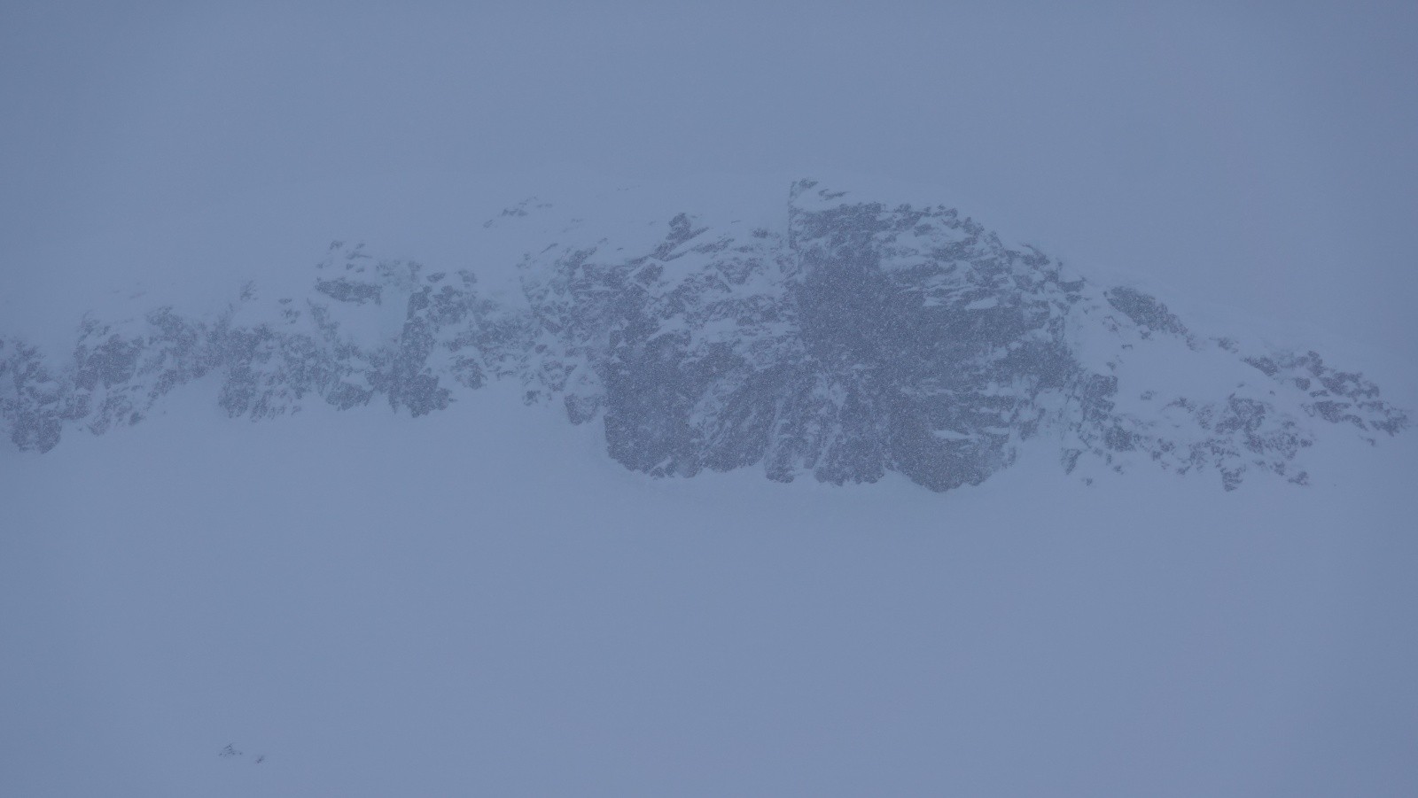 Le sommet pris au téléobjectif