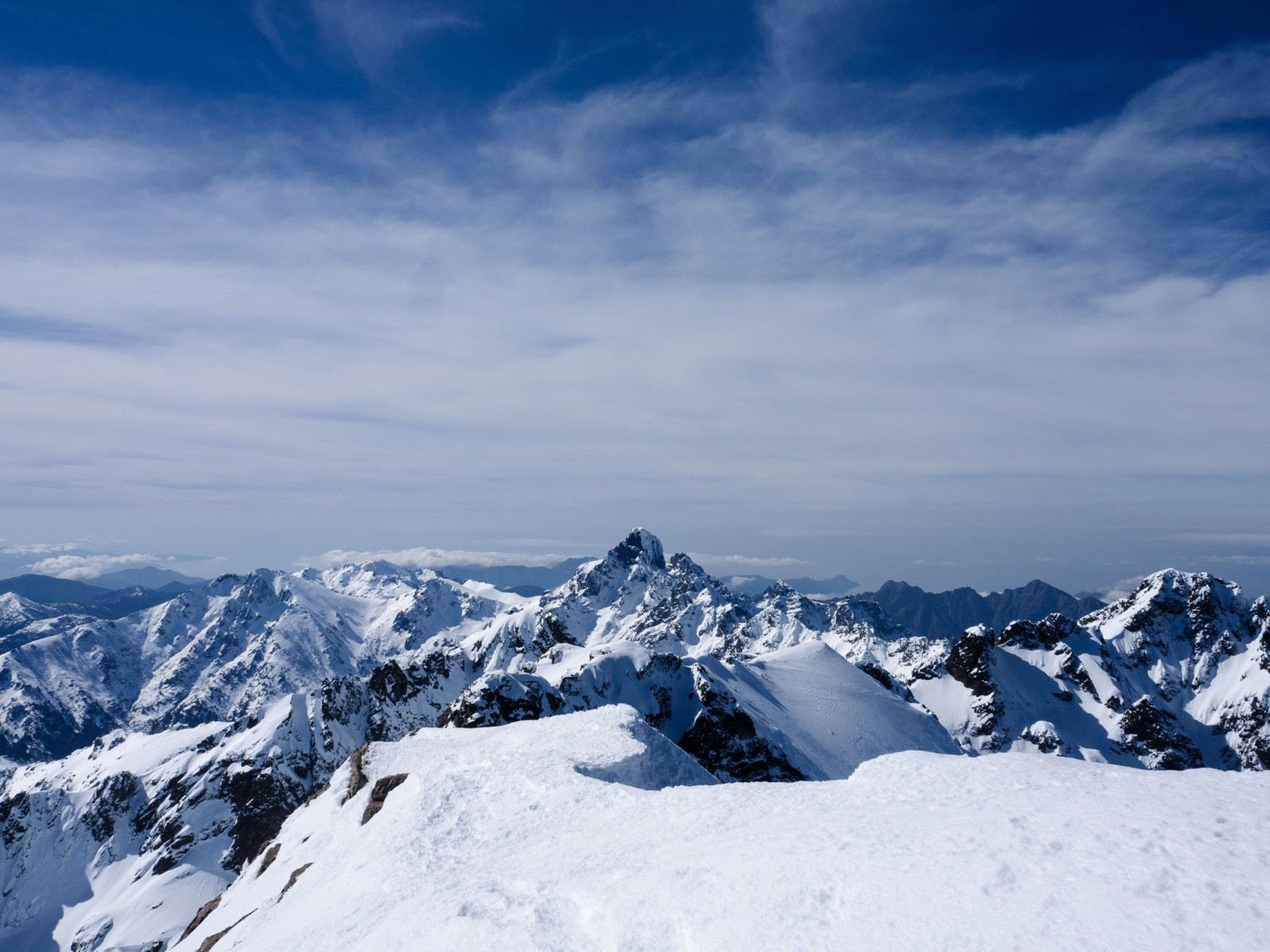 Vu sur la Paglia Orba depuis le Cinto