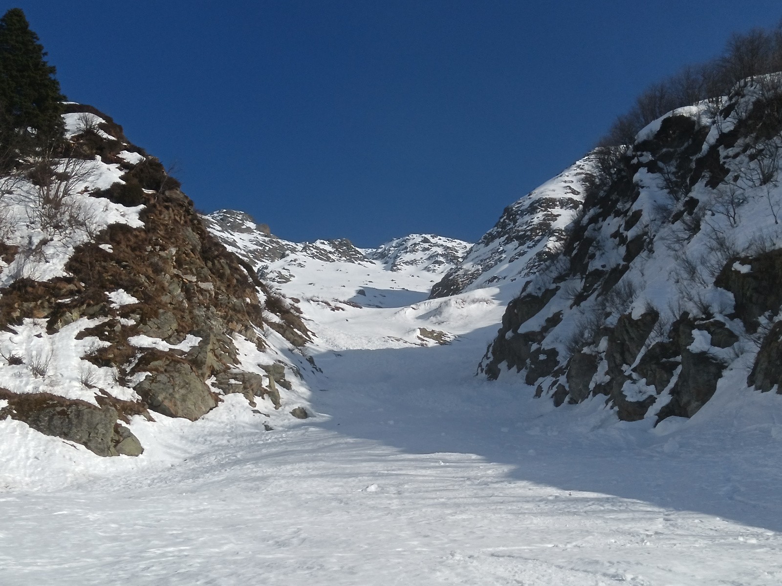 Couloir et combe du nant Blanc&nbsp;