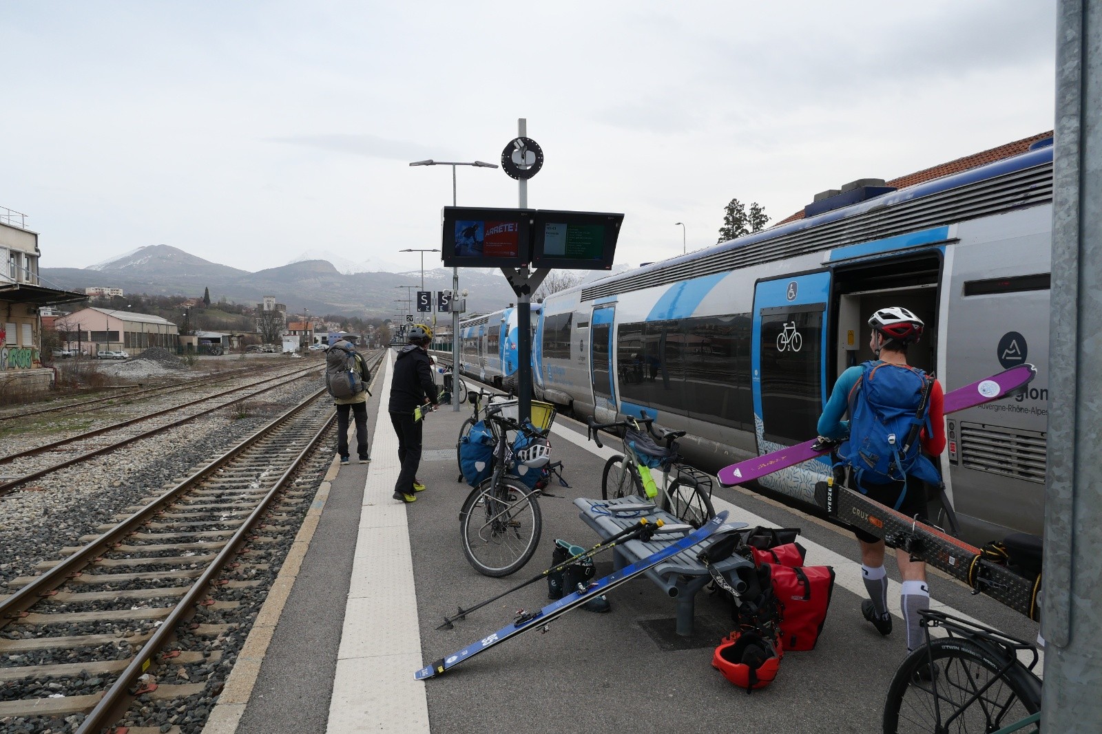 &nbsp;L'arrivée à Gap