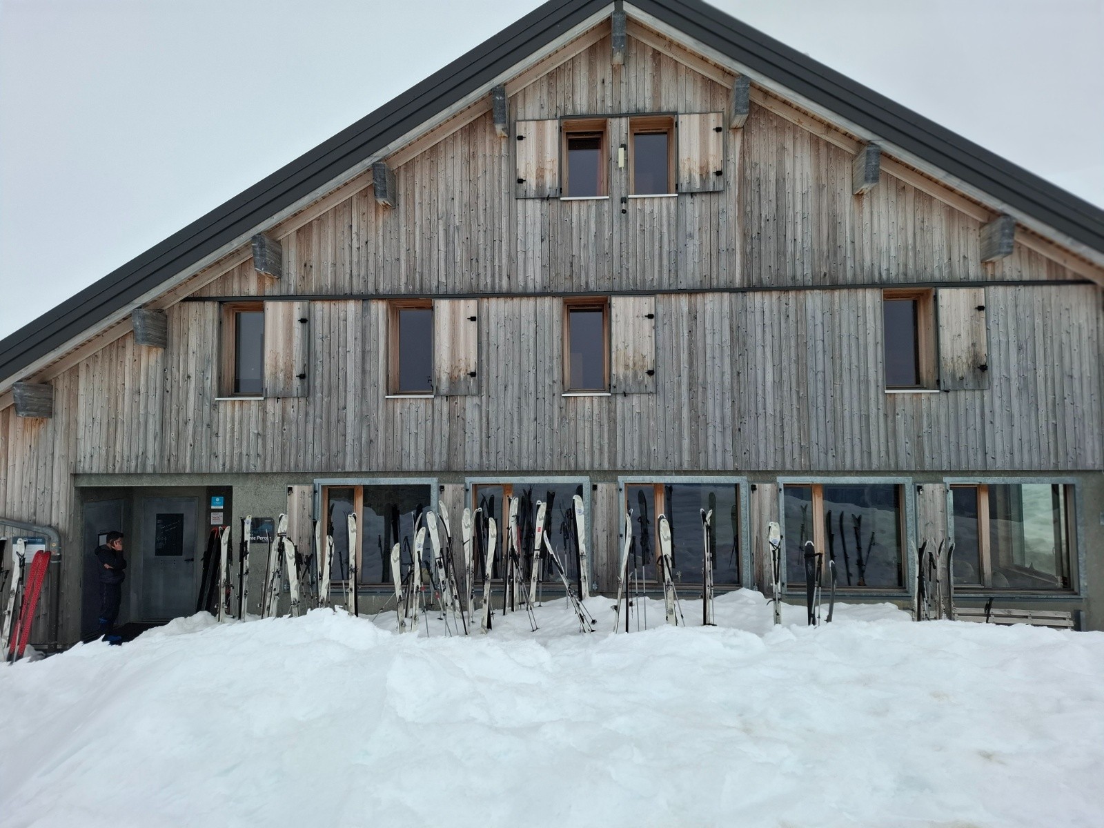 Chasseurs Alpins au refuge de la pointe Percée&nbsp;