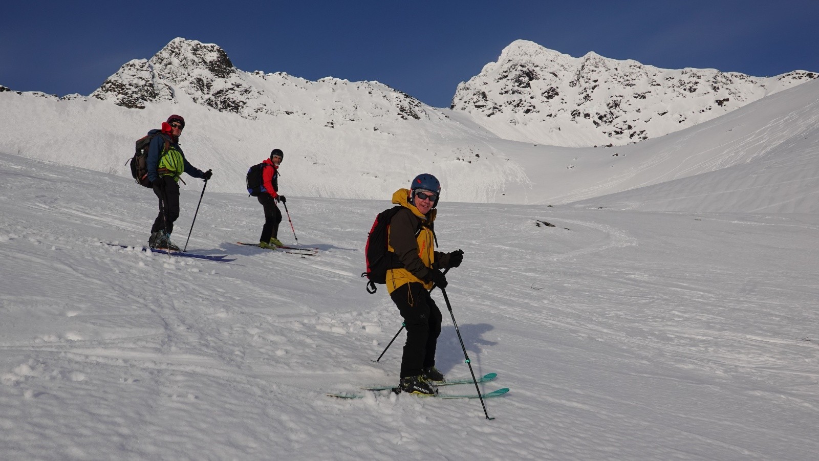 Pause au soleil sous le Stormoa