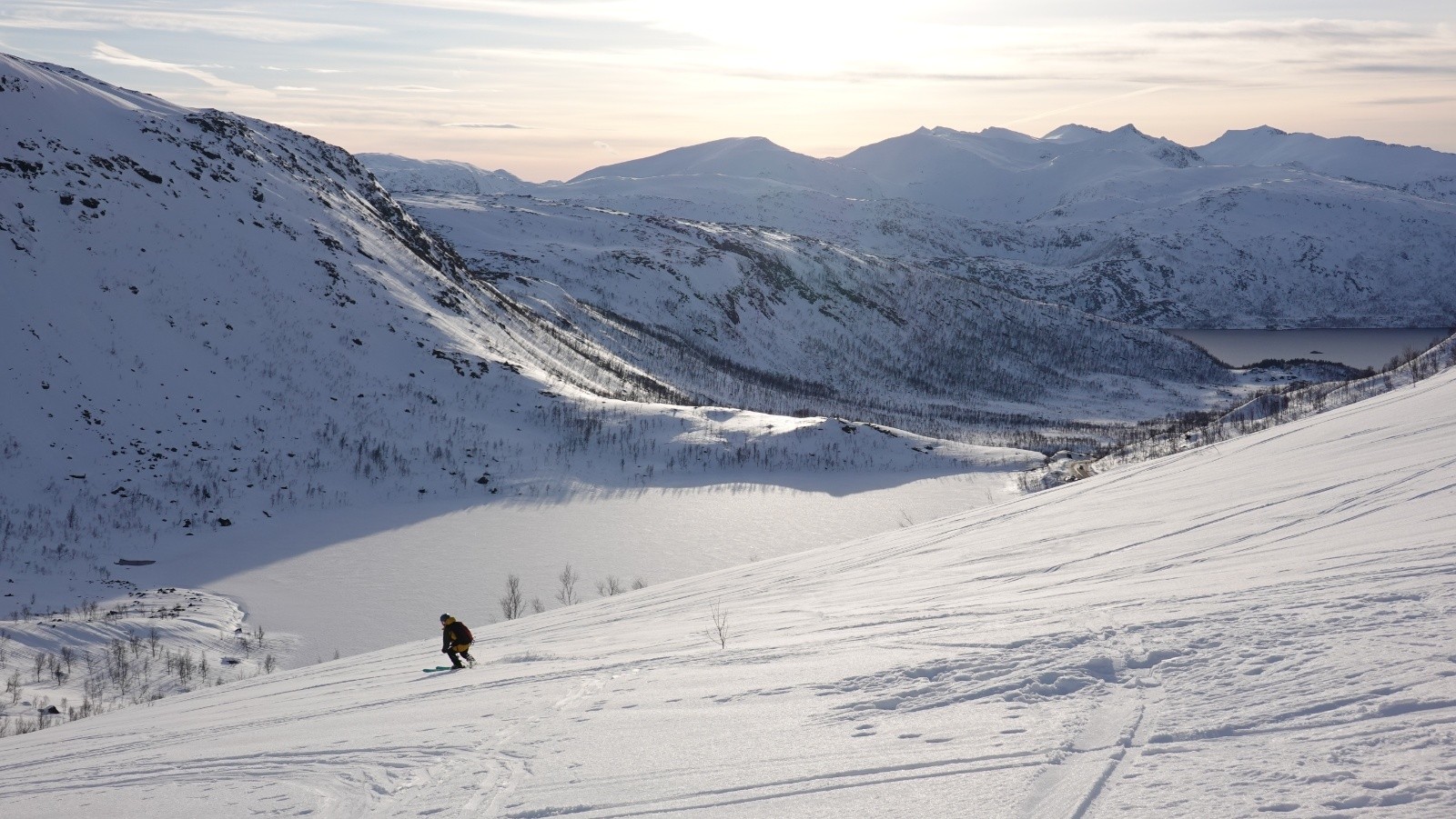 Encore du bon ski plus bas