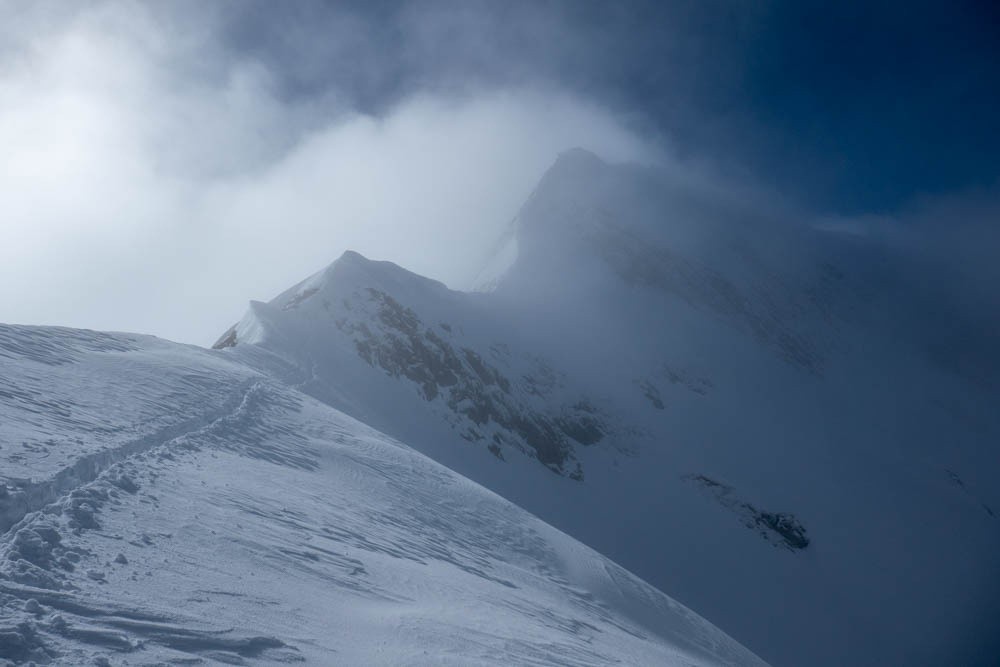 on suit l'arÃªte jsuqu'au sommet