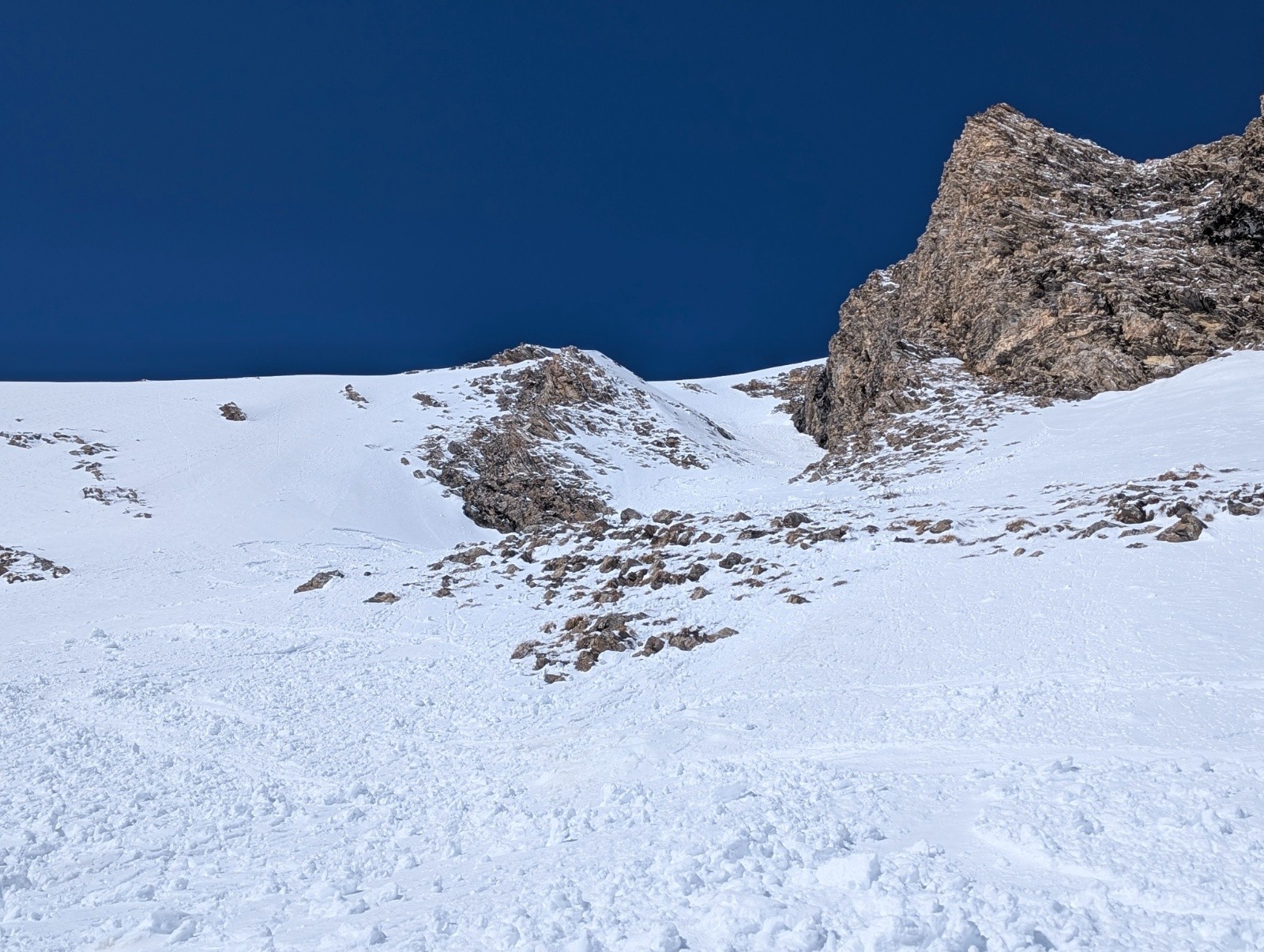 Couloir dans la face SE&nbsp;