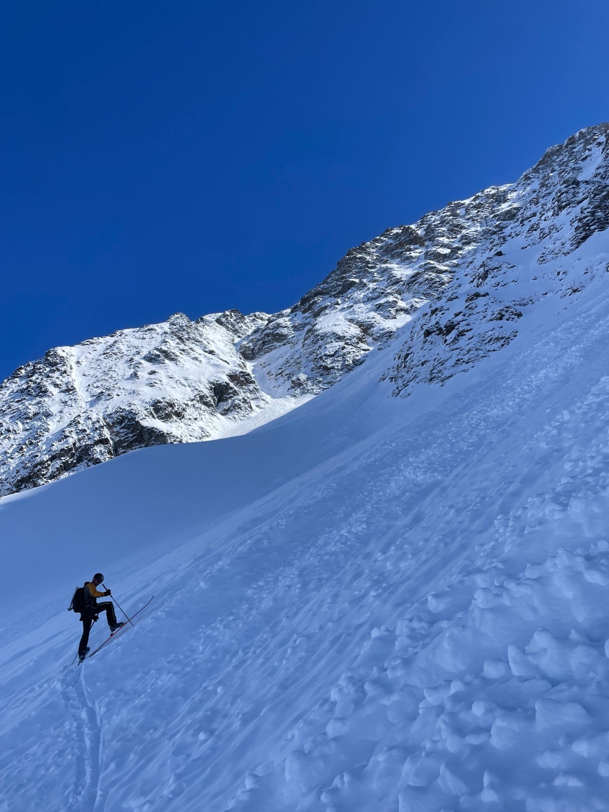 &nbsp;Longue approche, heureusement ça a coulé pendant les chutes de neige