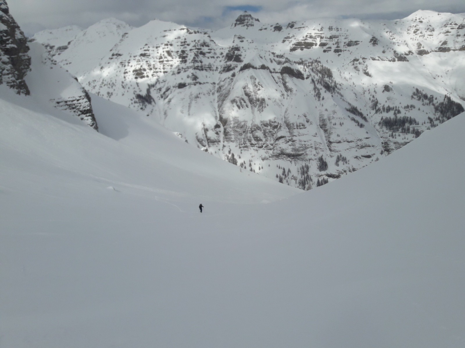 ravin de Rabions bien enneigé