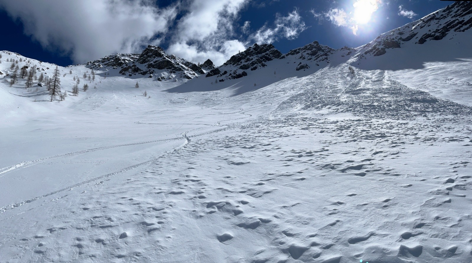&nbsp;le haut de la combe de la Maisonnette