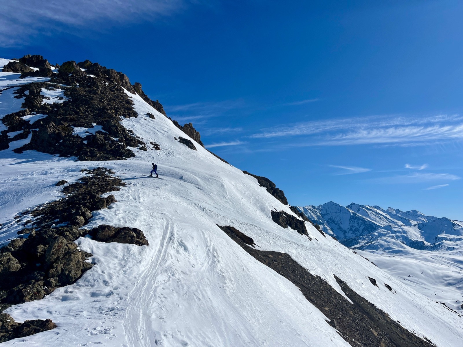 &nbsp;Sur la crête du Chenaillet