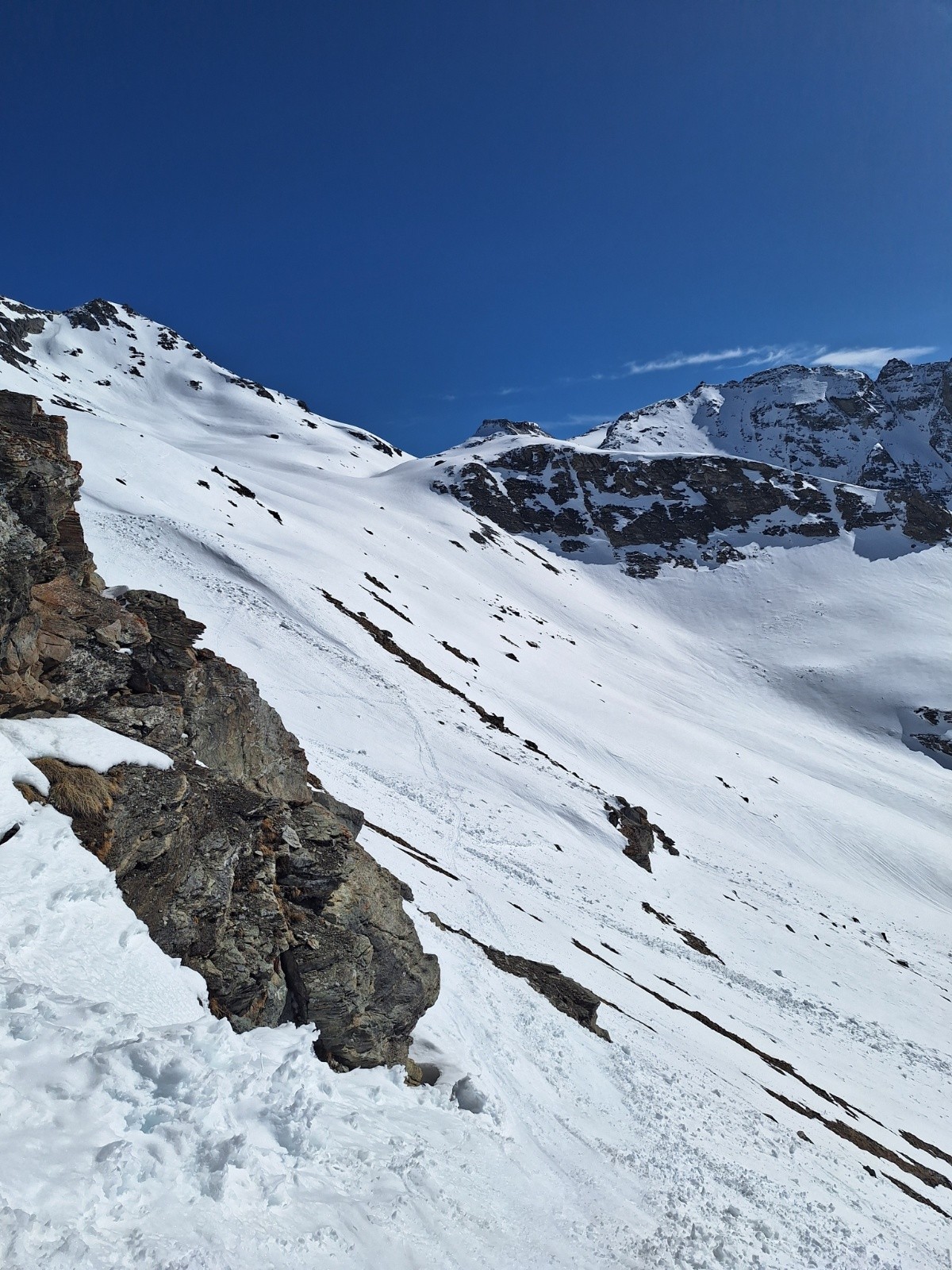 redescendre plein Sud de 100m&nbsp;