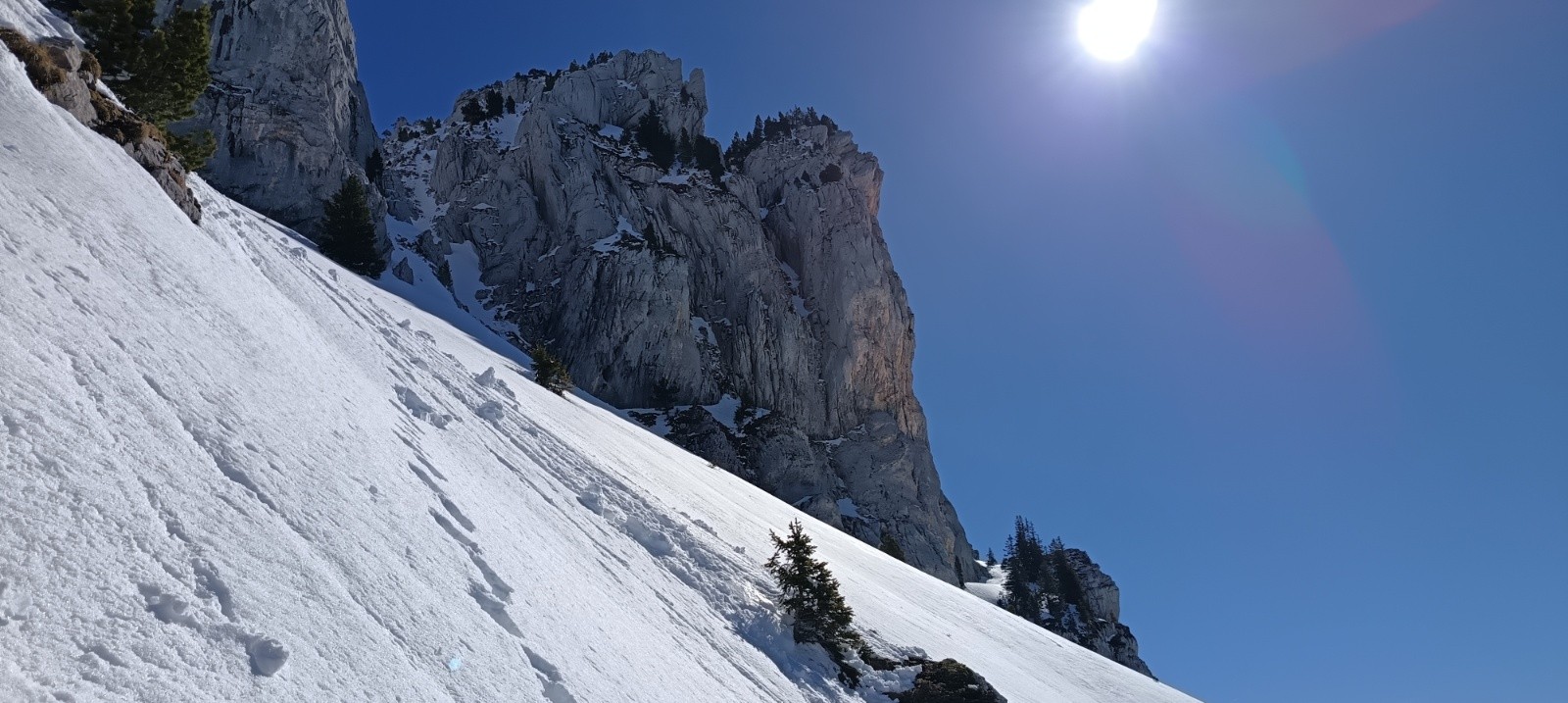 Arrivée sous le couloir W