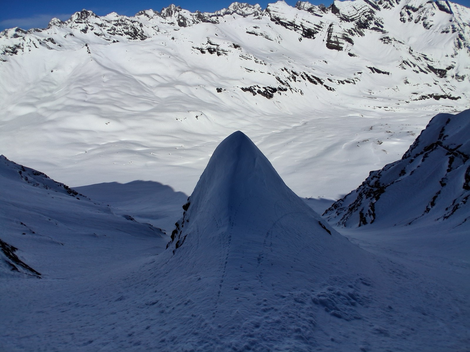 La selle entre les 2 branches du Y