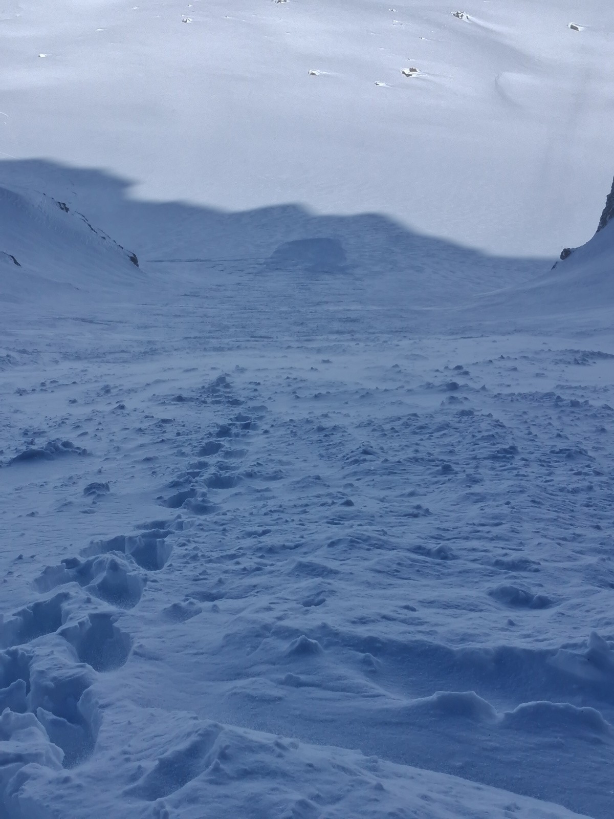 Remontée vers la brèche ouest