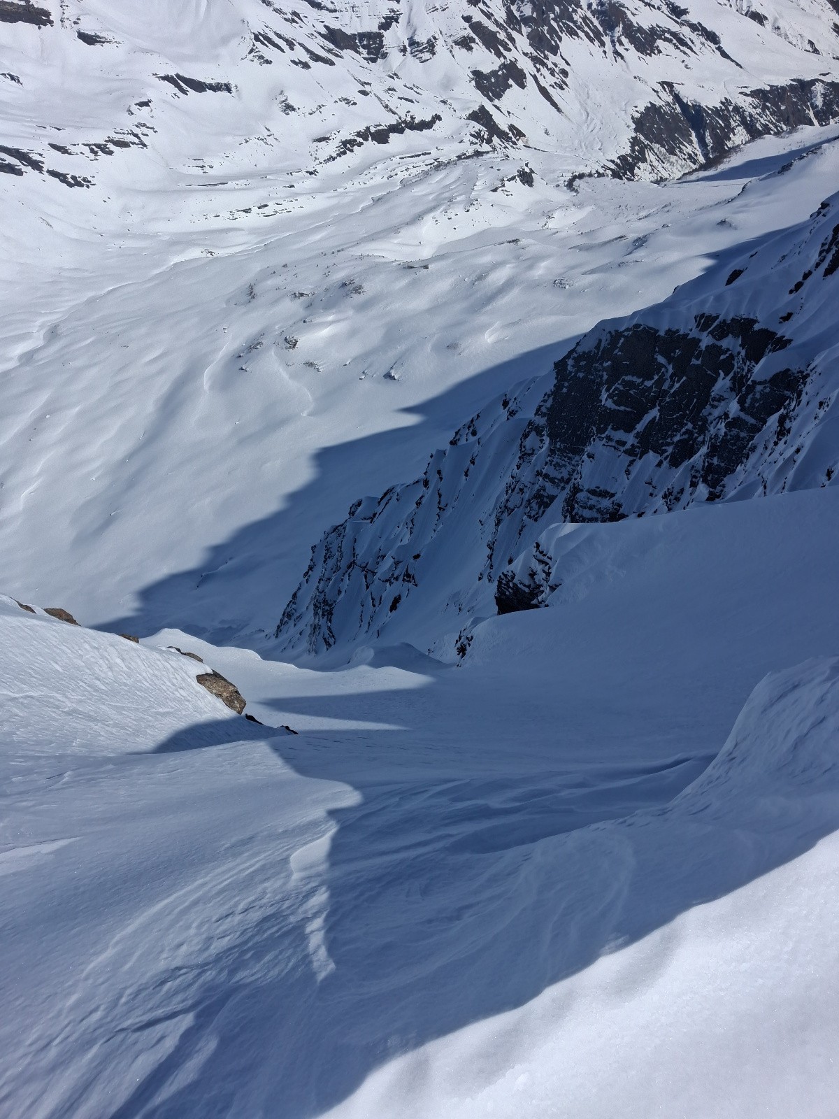 Vu du haut. C'est par là
