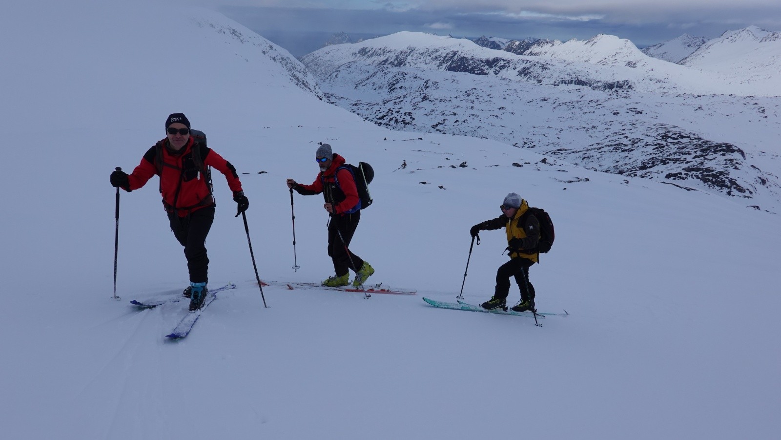 Montée agréable malgré un petit vent humide
