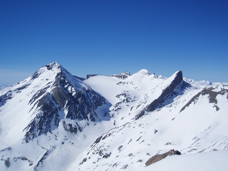 Les grands du coin : Goléon, glacier Lombard et Pointe Salvador