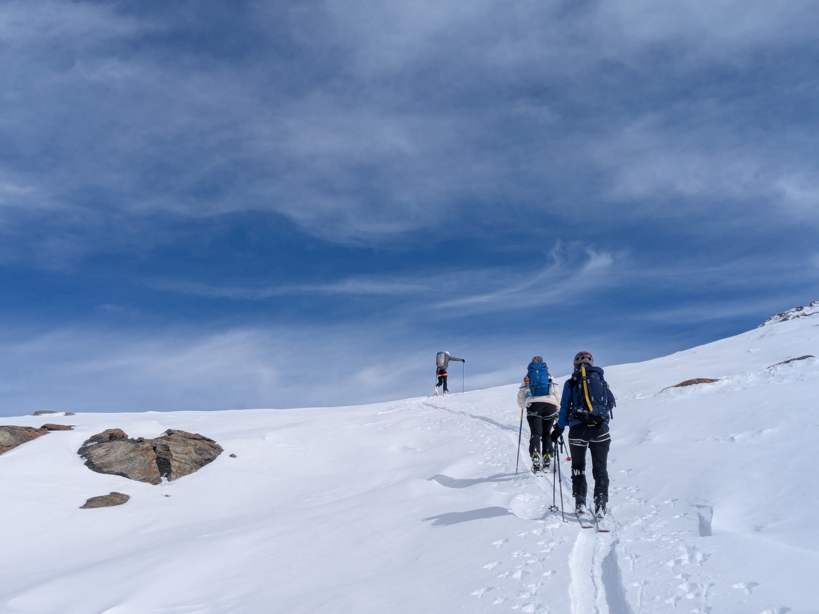 &nbsp;Enfin ! Arrivés sur le glacier&nbsp;