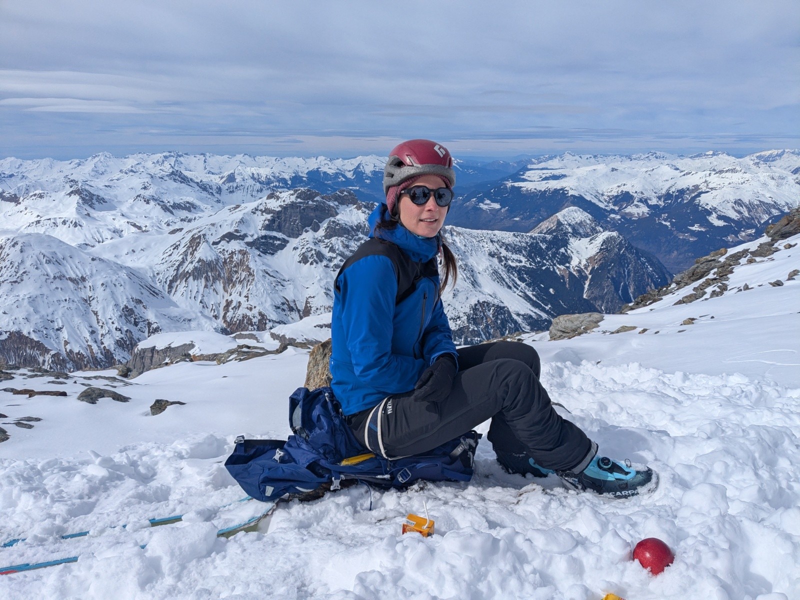P'tite salade patate jambon bien méritée ... L'altitude tape sévère !&nbsp;