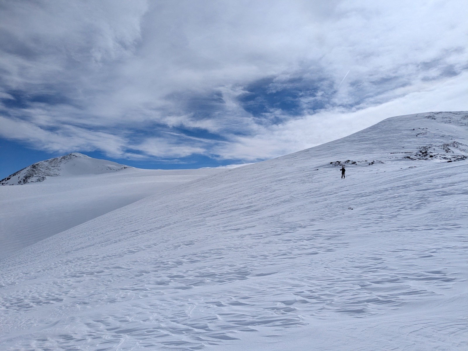 Descente sur le glacier de la Vanoise, un régal!! Neige excellente, on l'a bien mérité&nbsp;
