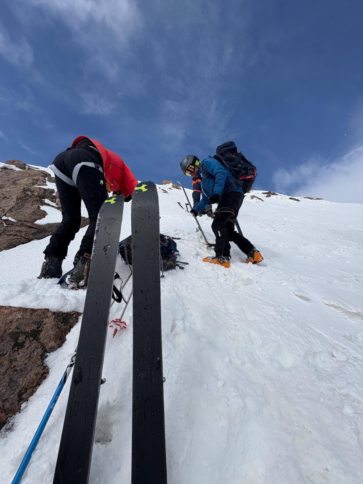 La transition pour passer en mode descente