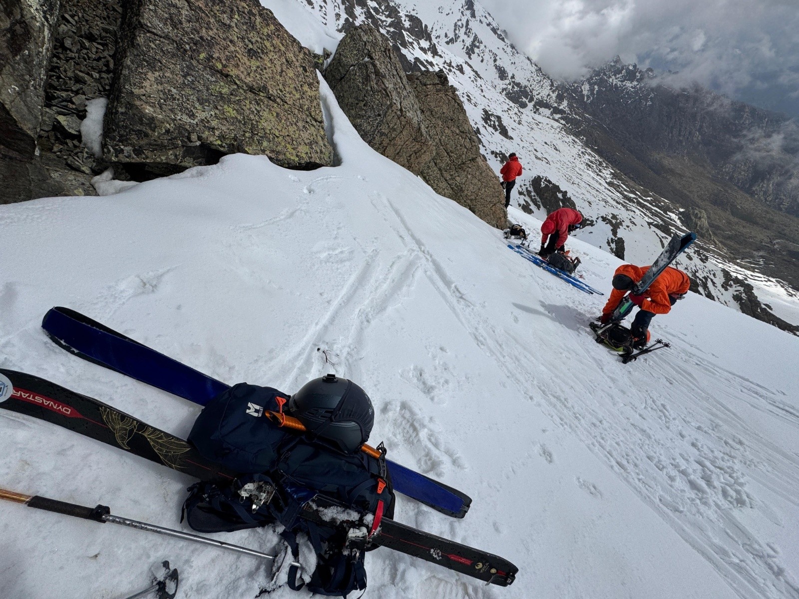 La transition pour passer en mode piéton