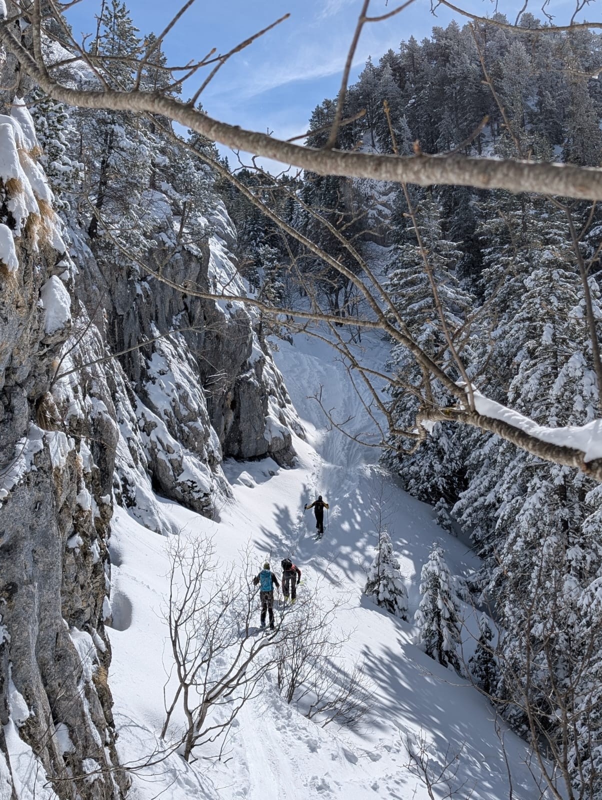 &nbsp; Après la petite redescente