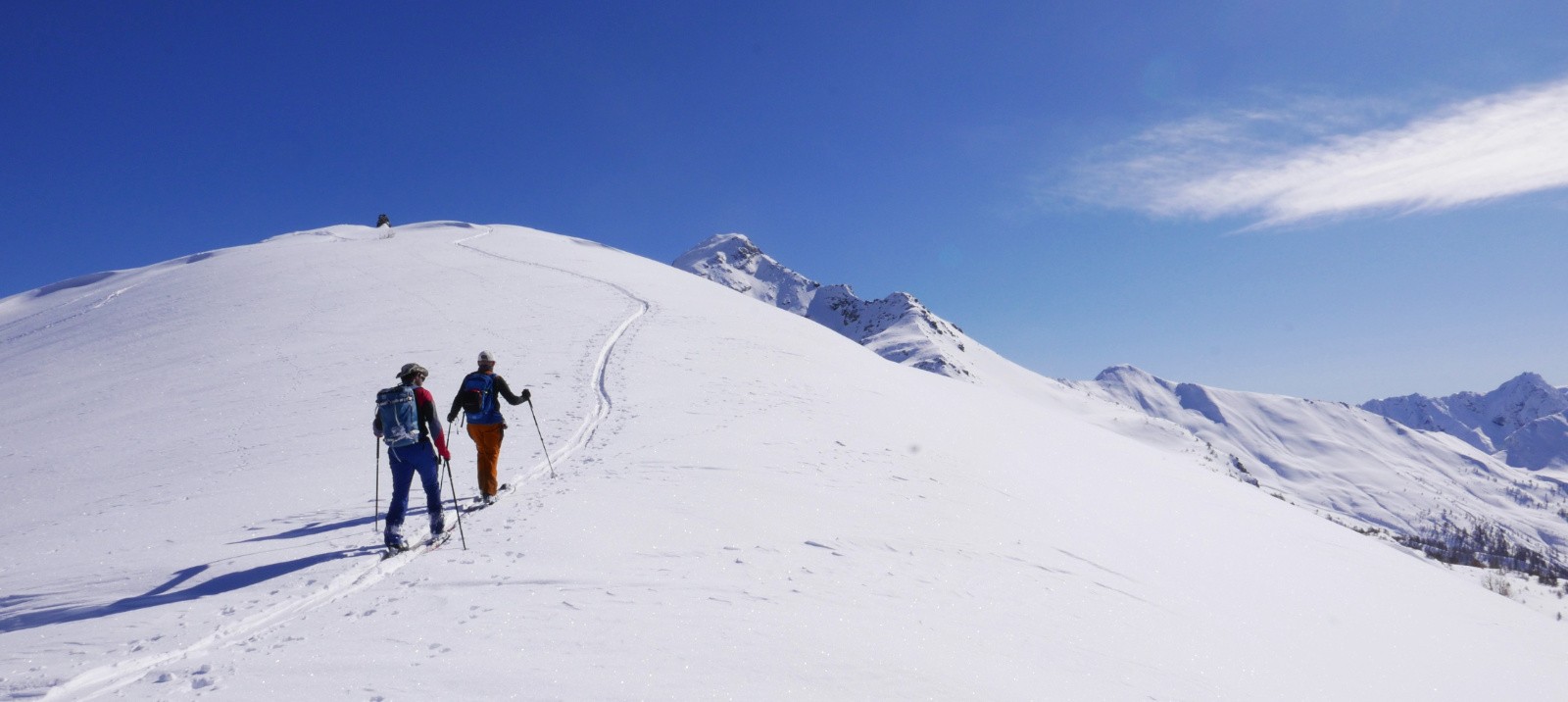 #3 Les derniers mètres avec enfin une trace facile. Les derniers mètres avec enfin une trace facile.