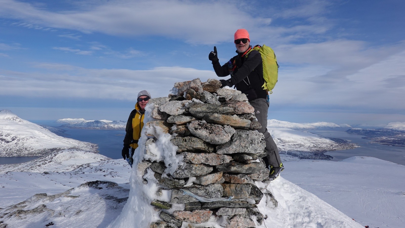 Jean et Didier au sommet du Botnfjellet