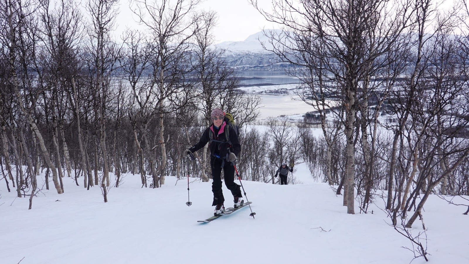 Ciel gris au départ