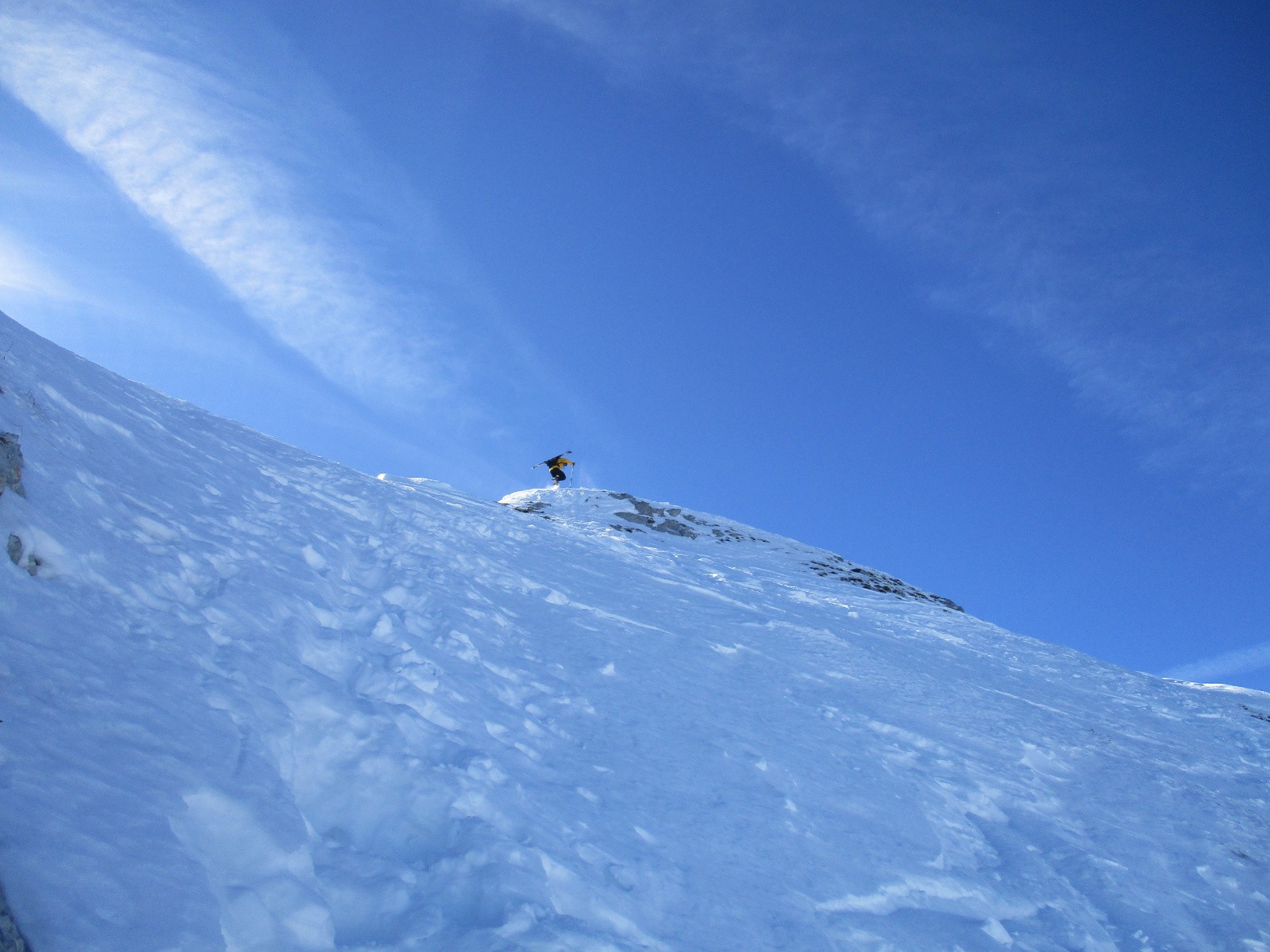 déjà bien traçé l'arête