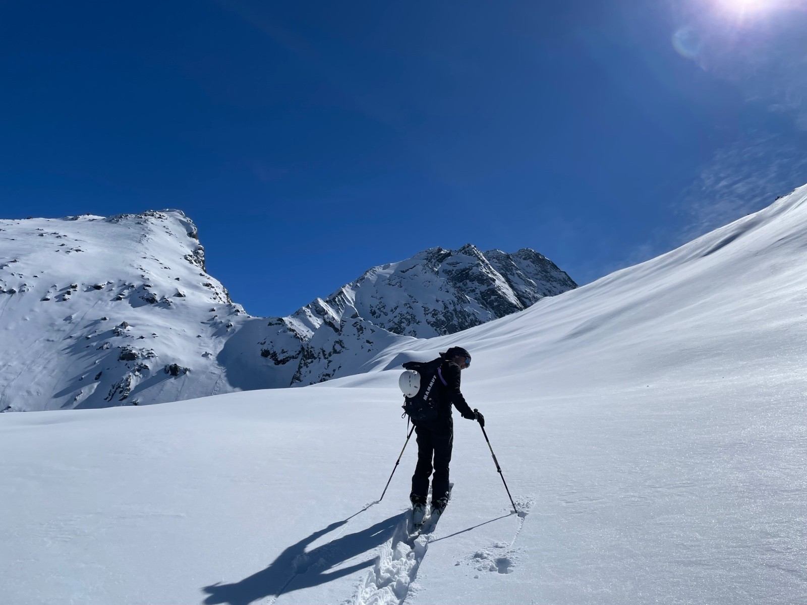 Alain arrive à la crête finale&nbsp;