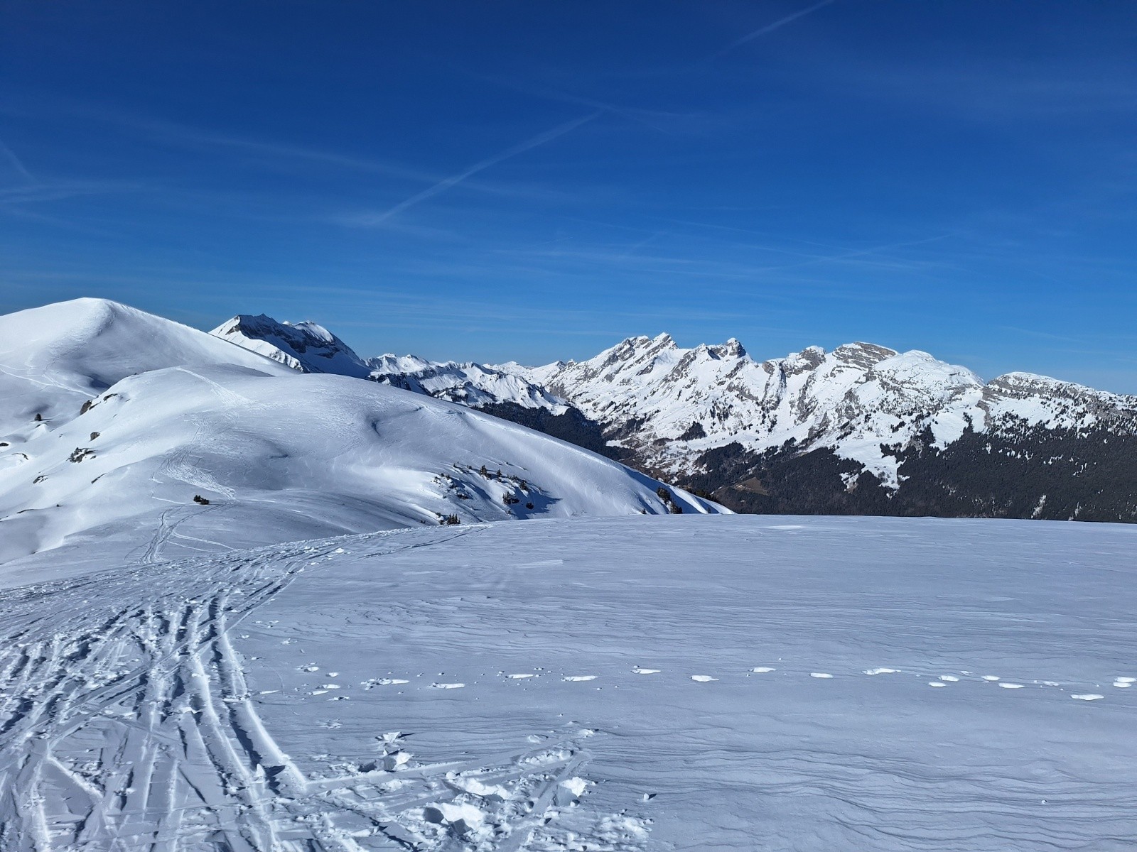 Les Bornes depuis la Sallaz