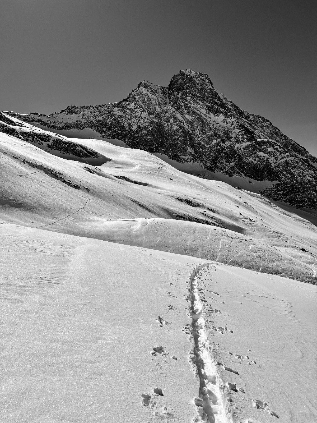 Le crux... il a fallu redescendre