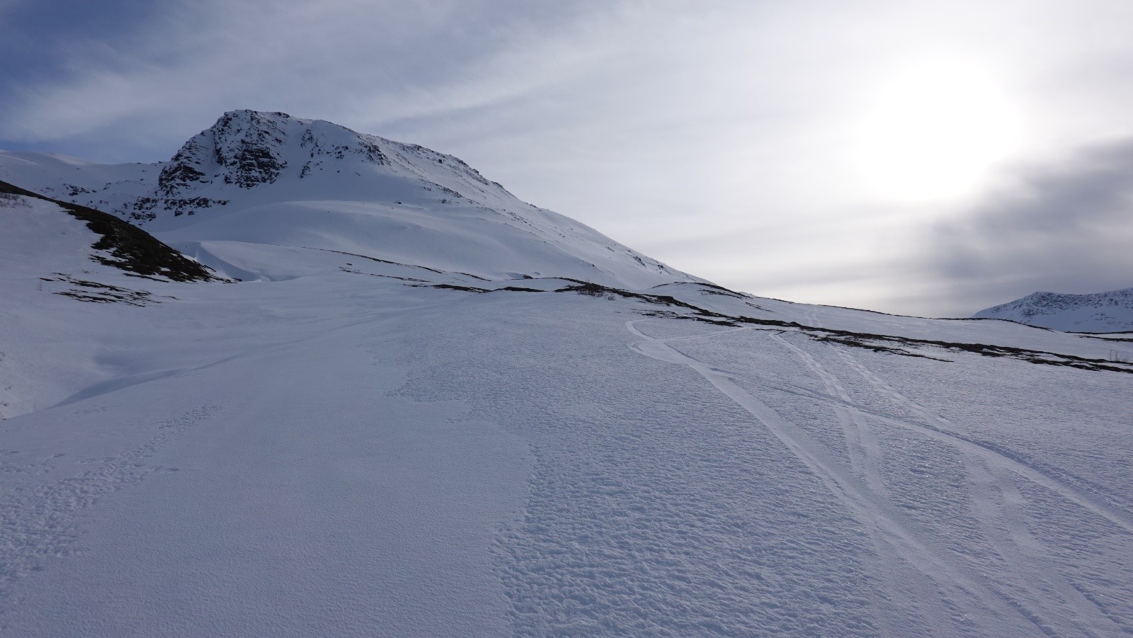 Des anciennes traces de ski