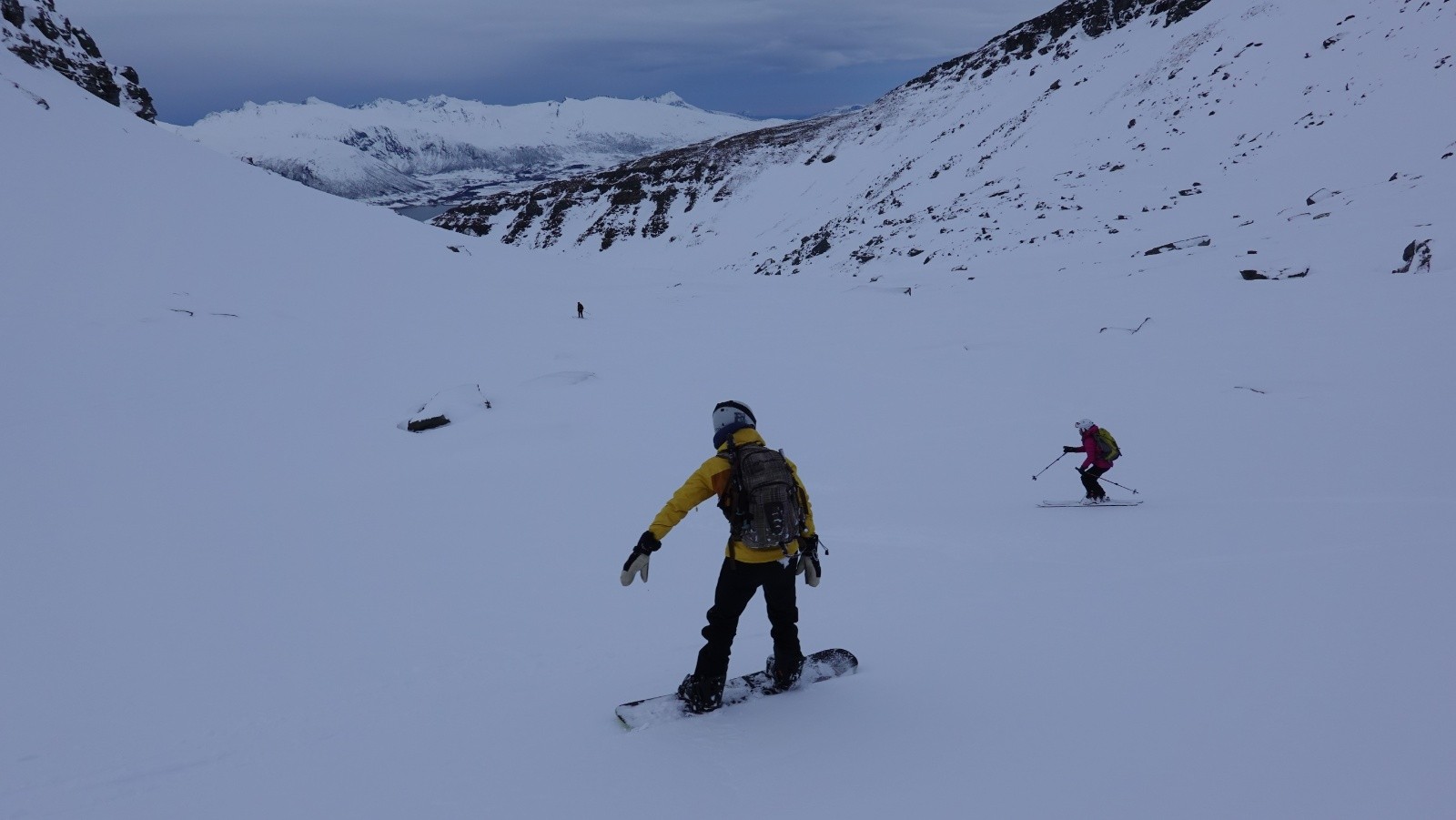 Bonne neige mais descente sans visibilité