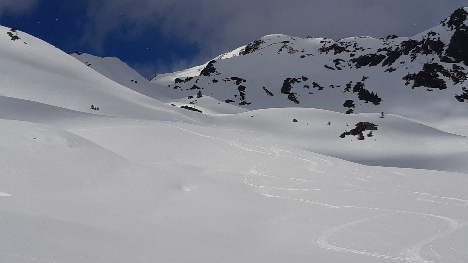 Le terrain de jeu du jour... bon ski !