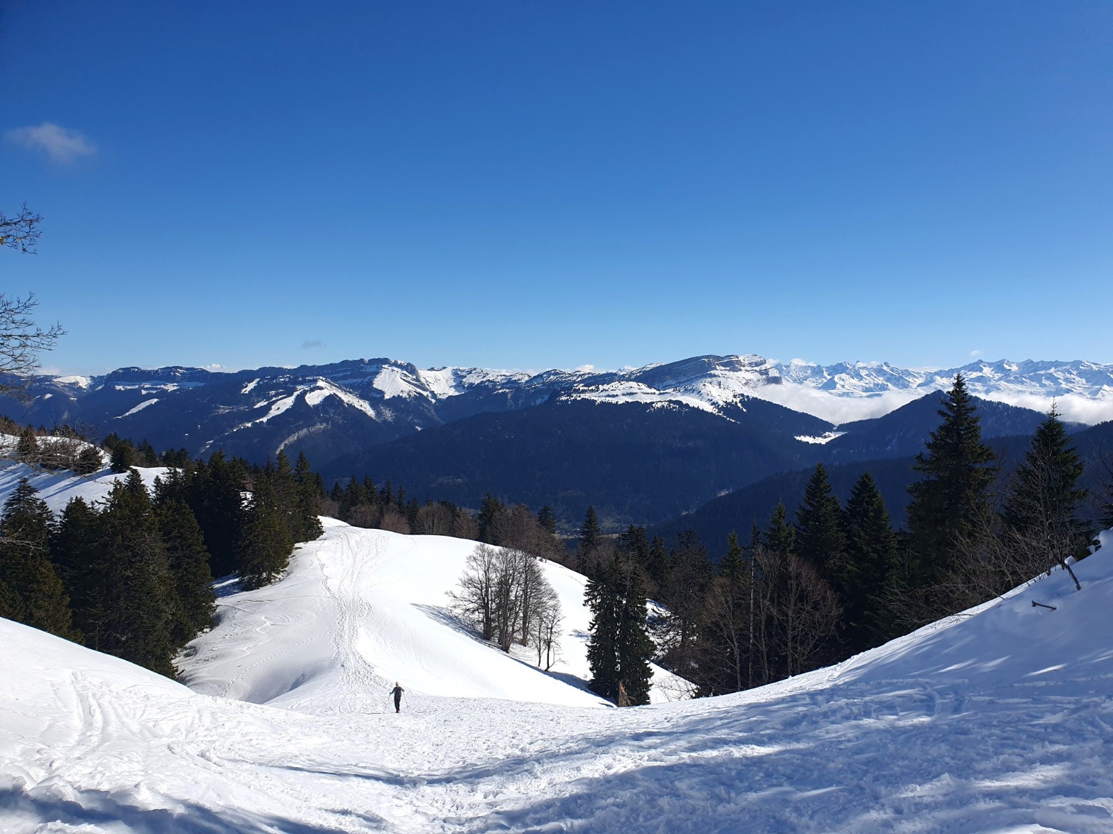 La file sur la crête