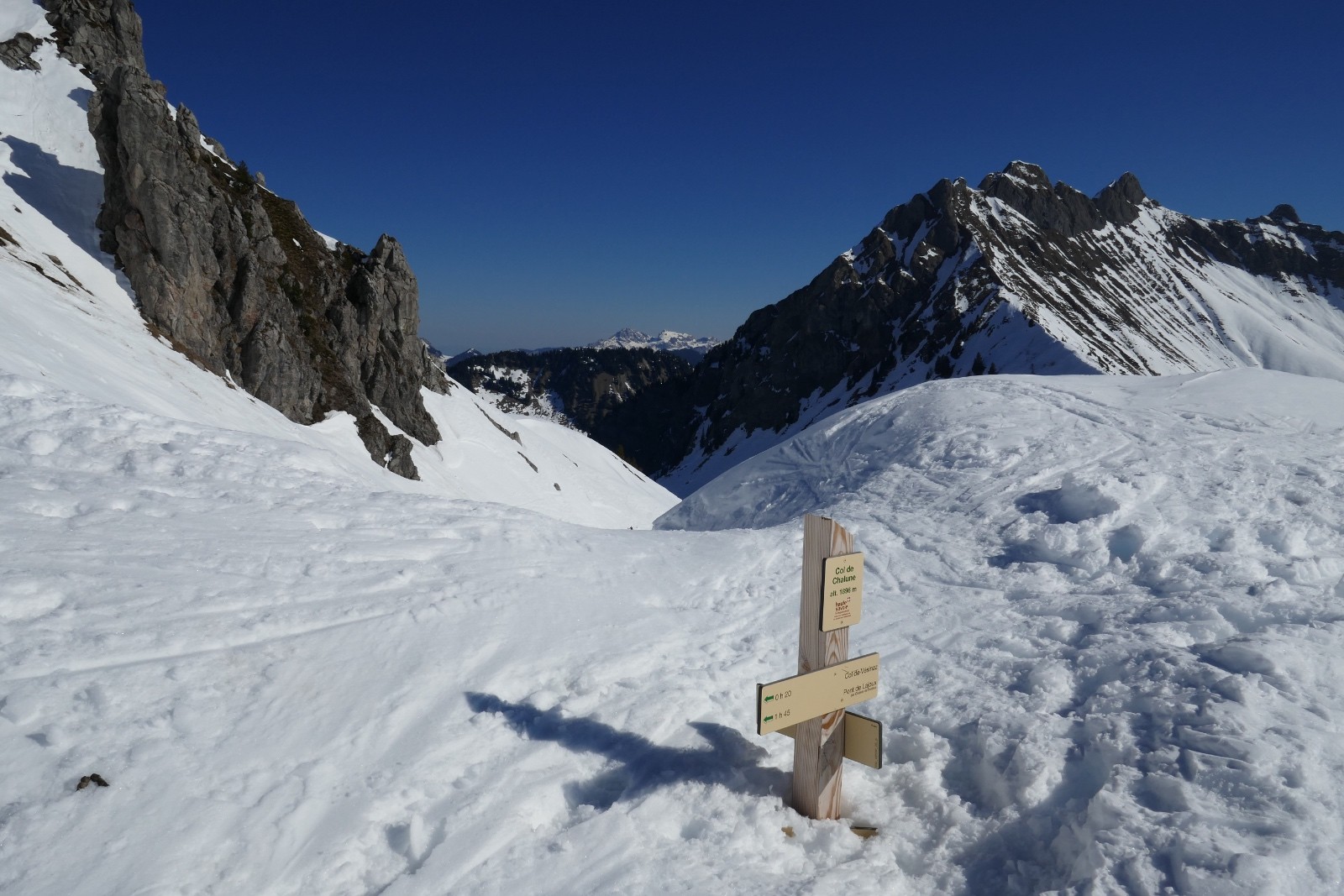 Col de Chlune et Roc d'Enfer.