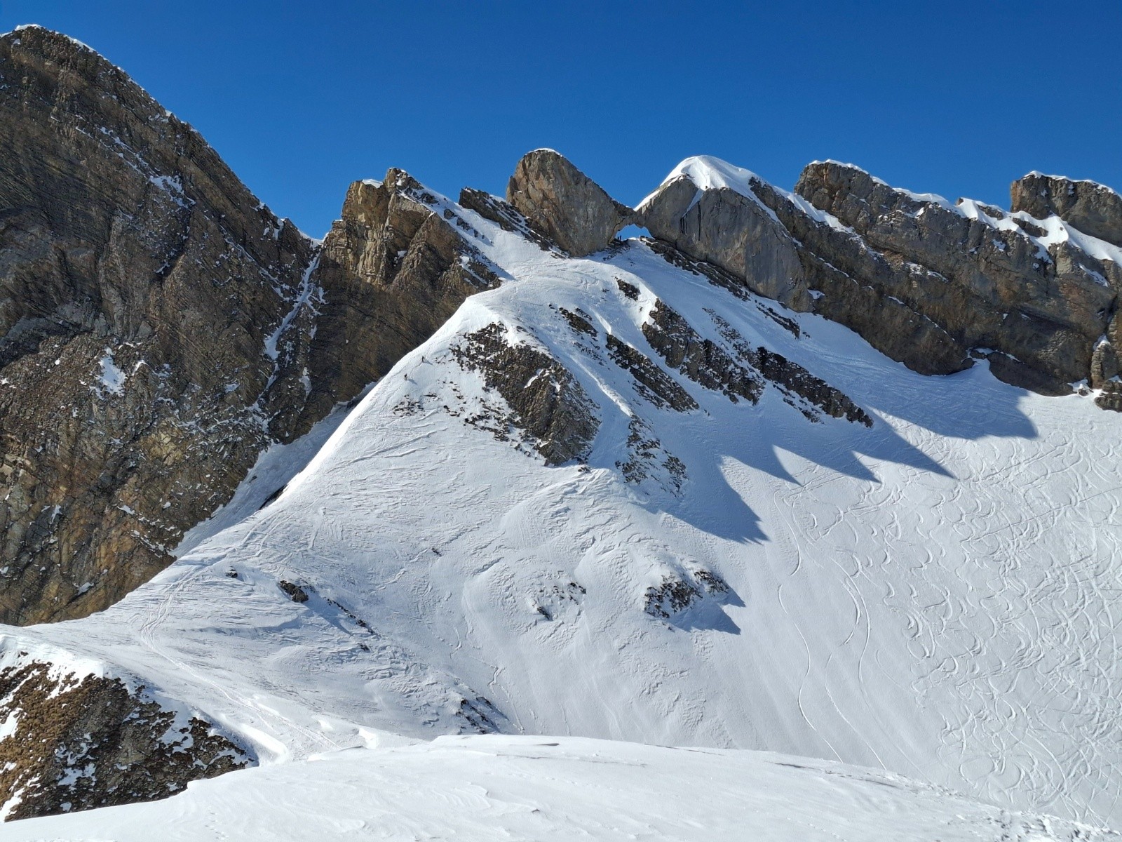Trou de la Mouche depuis Paccaly&nbsp;