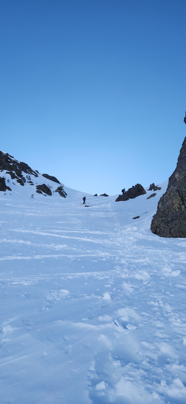 La redoutable remontée vers le Gd Colon&nbsp;