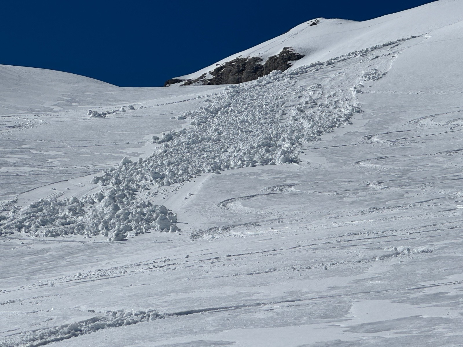 Une coulée sous Pra des &nbsp;Moure ( pas de ce jour).
