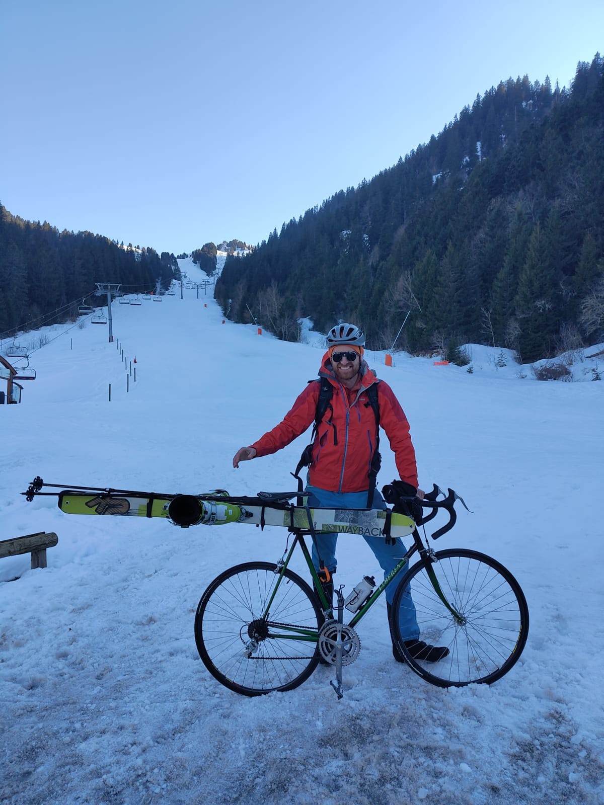 Installation des ski sur le kit imprimé en 3D